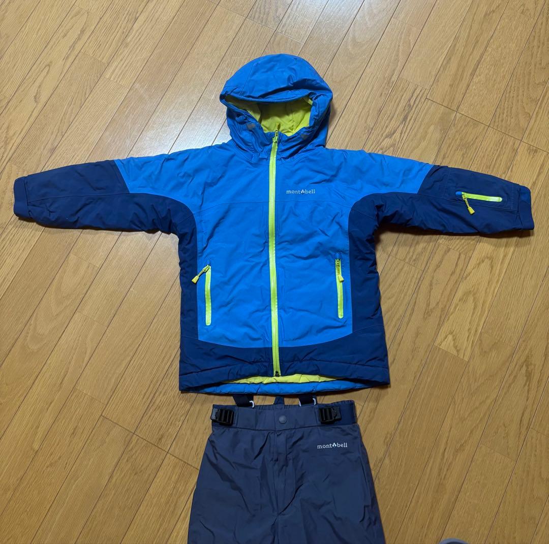 モンベル mont-bell スキーウェア 上下120 パウダーステップ