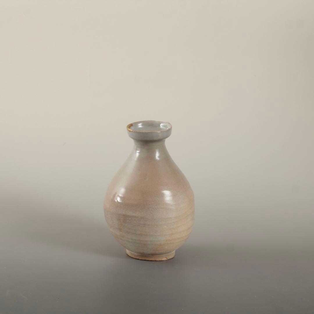 李朝 白磁 堅手 徳利 容量約300ml 古美術 古道具 アンティーク 朝鮮美術