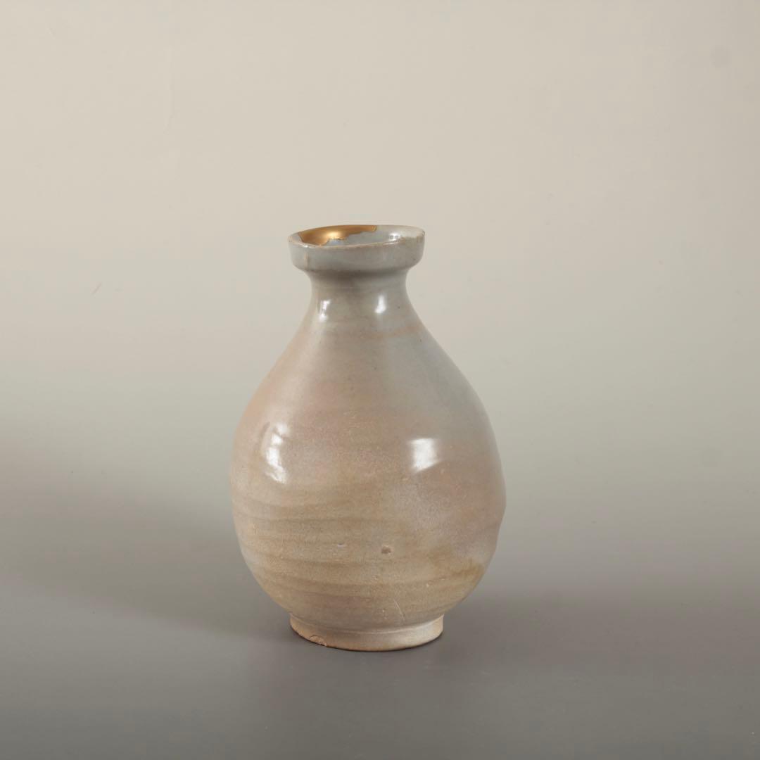 李朝 白磁 堅手 徳利 容量約300ml 古美術 古道具 アンティーク 朝鮮美術