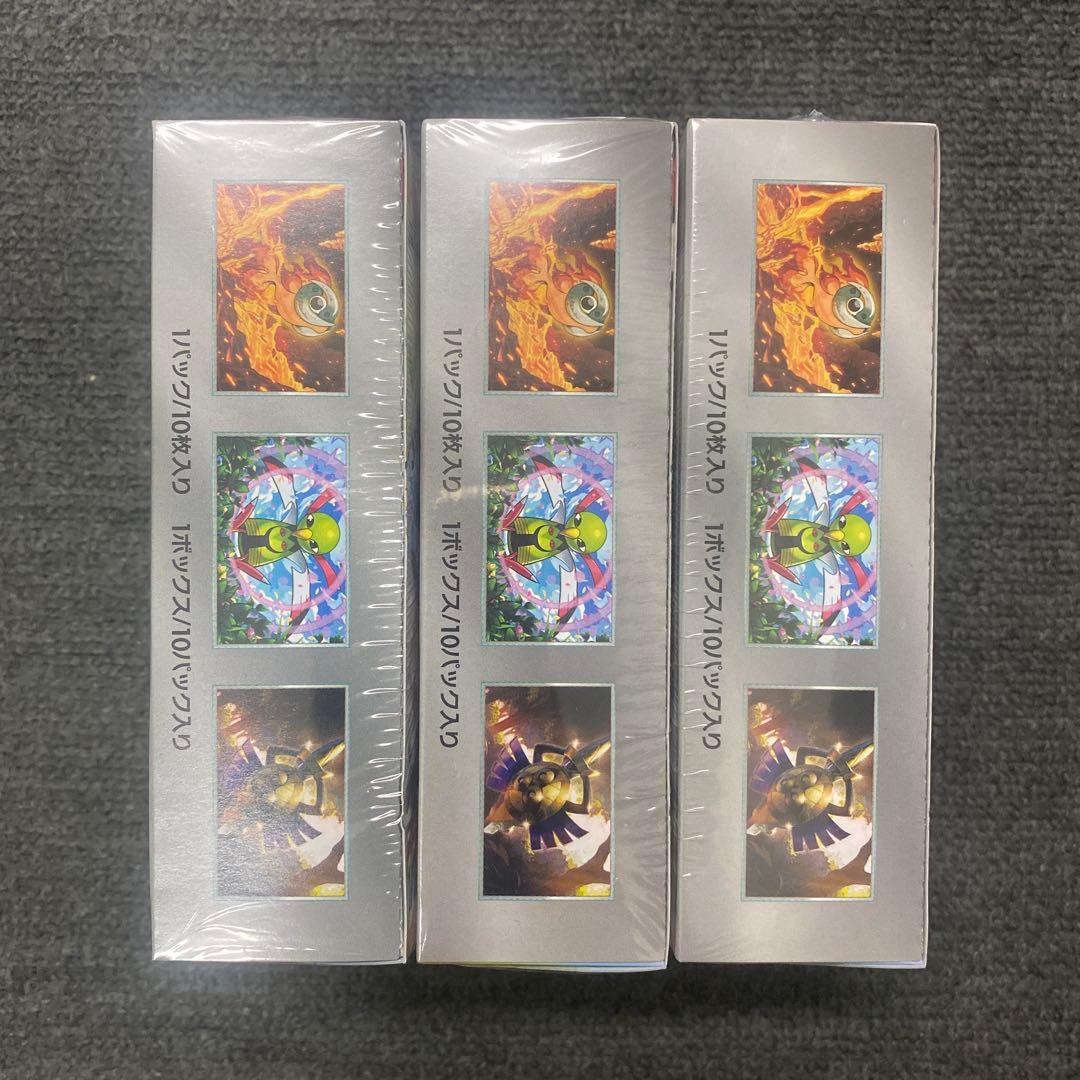 新品未開封　シュリンク付き　ポケモンカード　テラスタルフェスex 3ボックス