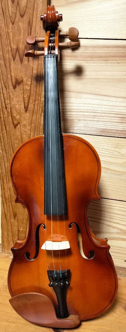 木製バイオリン フルサイズ 4/4 木製弓 • ケース・肩当・松脂付き
