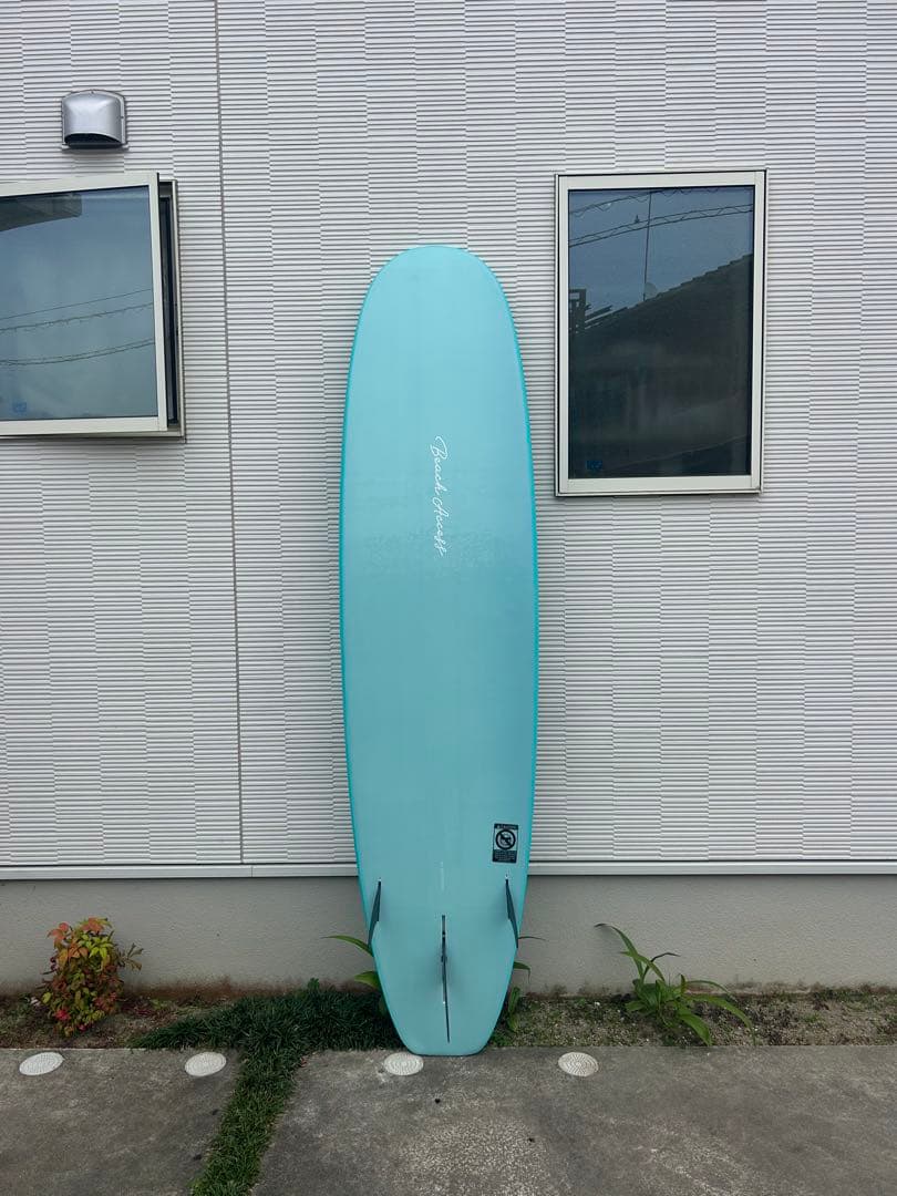 ビーチアクセス 8ft ソフトボード ミニロング フィン、リーシュ付き