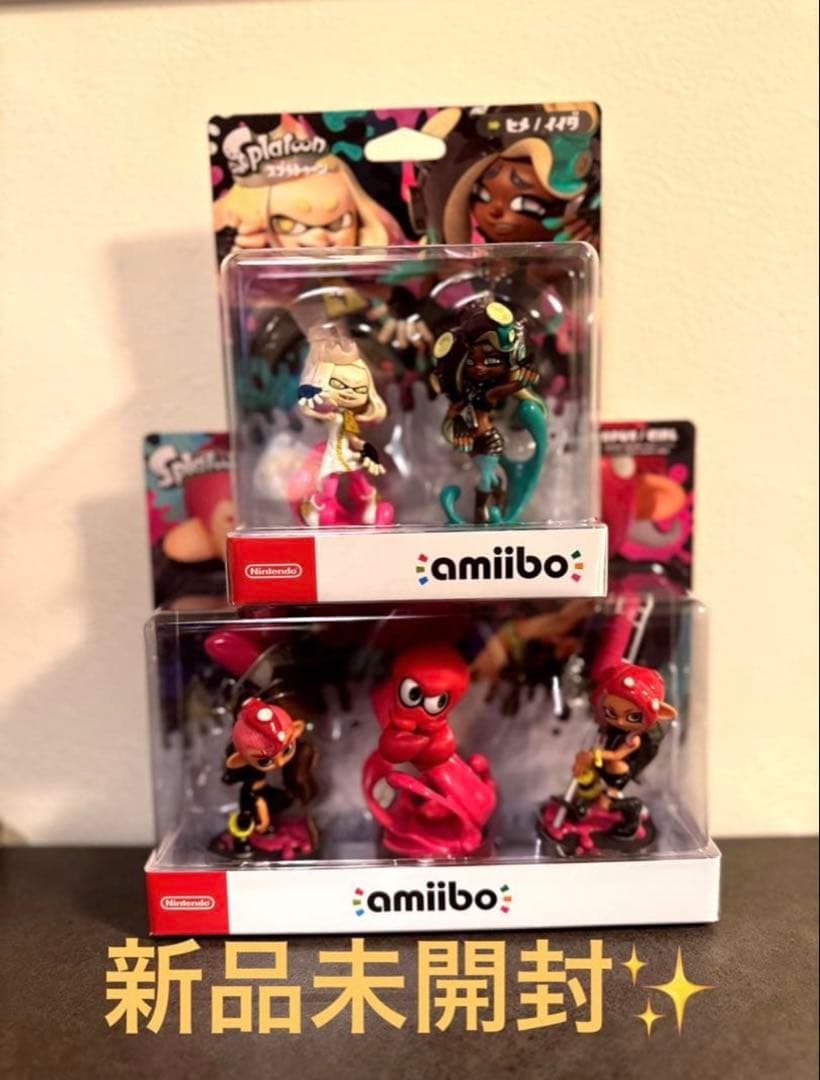 amiibo スプラトゥーン トリプルセット タコ ヒメ/イイダ 新品未開封