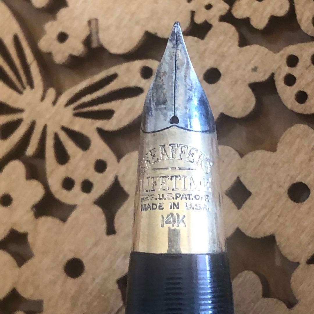 Sheaffer 万年筆　14k ブラウン