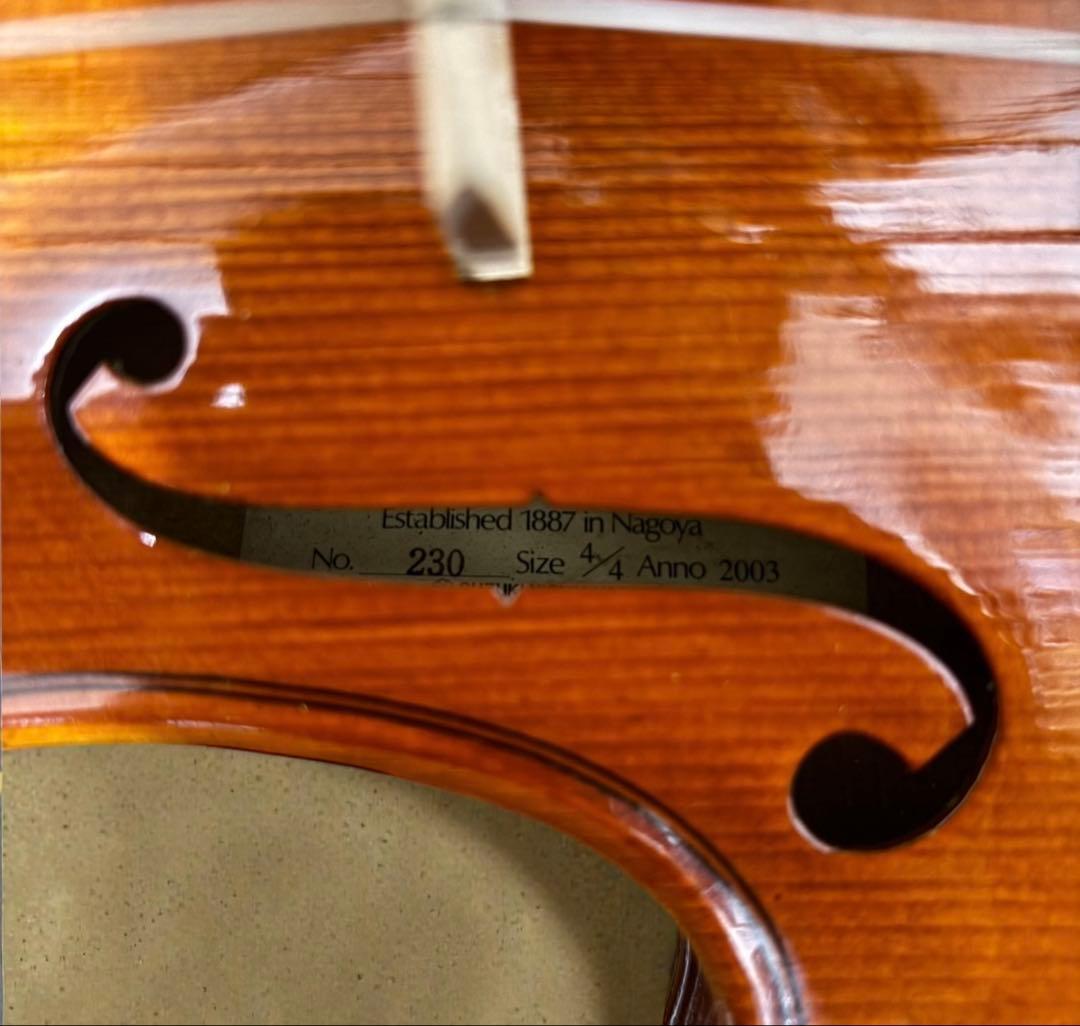 美品✨SUZUKI No.230 4/4 2003年製 バイオリン 入門セット