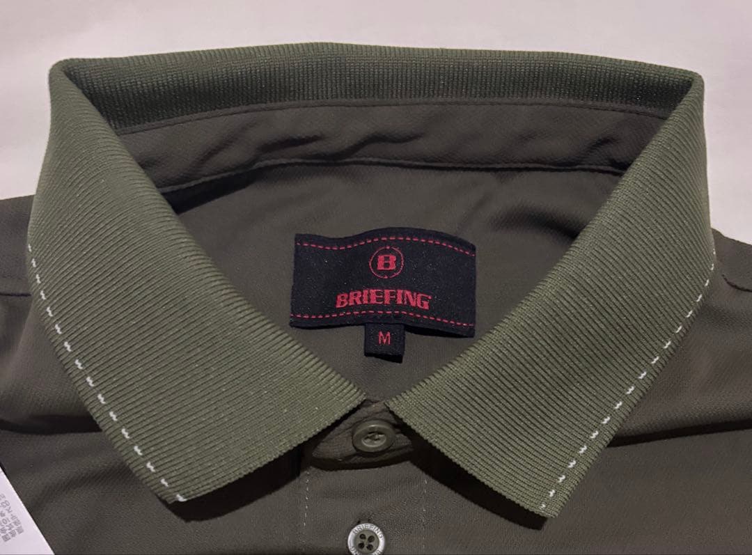 ブリーフィングゴルフ　ポロシャツ長袖　MEN’S COOLMAX LS POLO