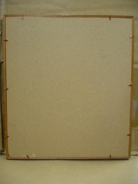 鉄人28号/玩具店POP用の原画(額付き)/油絵/城北玩具/53×45/横山光輝