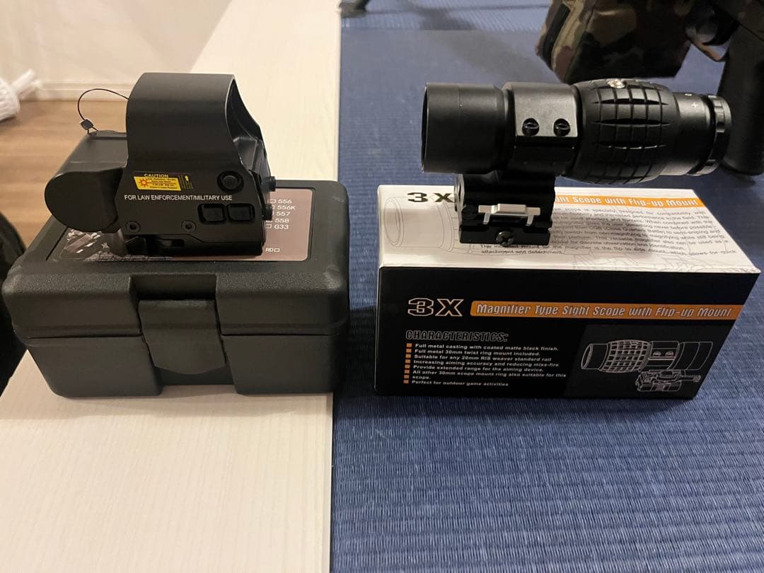 ホロサイト(558EO EXPS3タイプ)、マグニファイア(3X)　セット