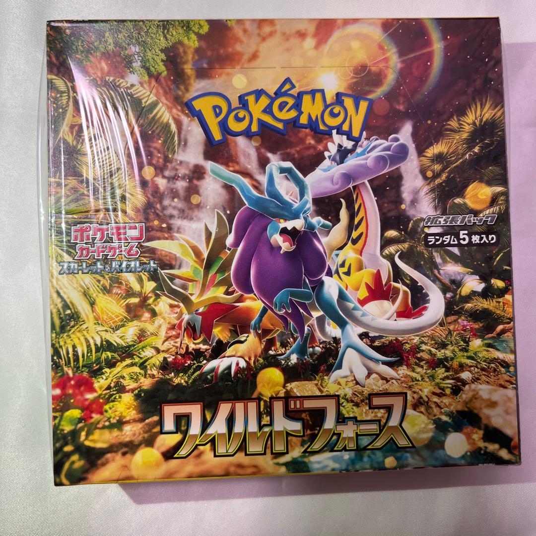 【未開封】ポケセン産 ポケモンカード ワイルドフォースボックス