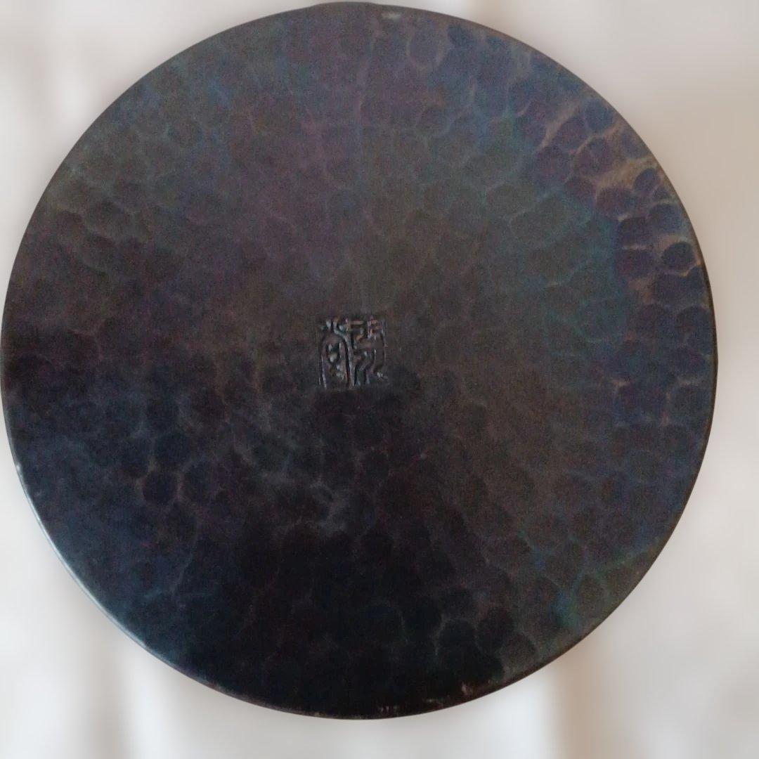 伝統工芸 　新潟県燕市 　玉川堂 鎚起銅器　共箱付き 茶筒