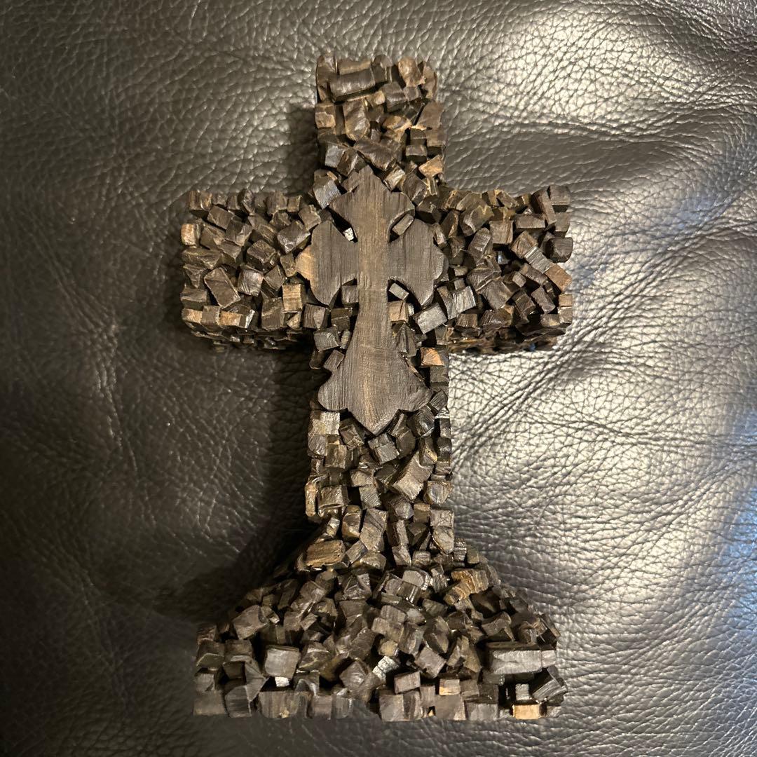 希少CHROME HEARTS エボニー製オーナメントオブジェ ブラウン