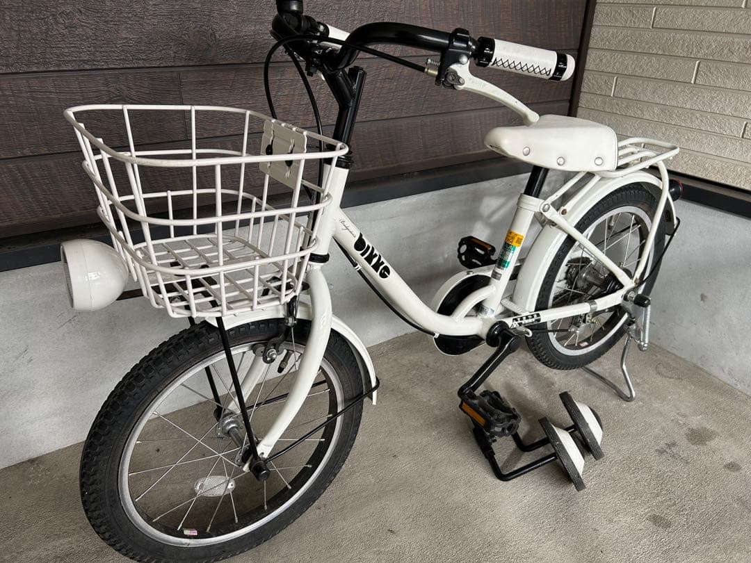 ブリヂストン　ビッケ　16インチ　子供用自転車 ホワイト 美品　手渡し限定