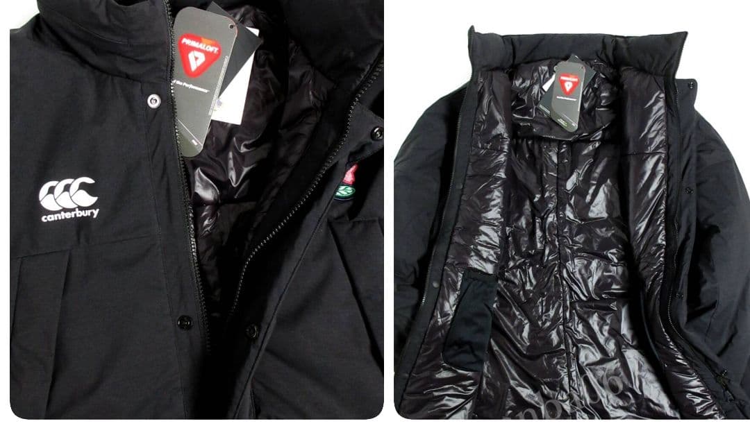 Canterbury 日本代表ラグビー ロングコート ブラック　М