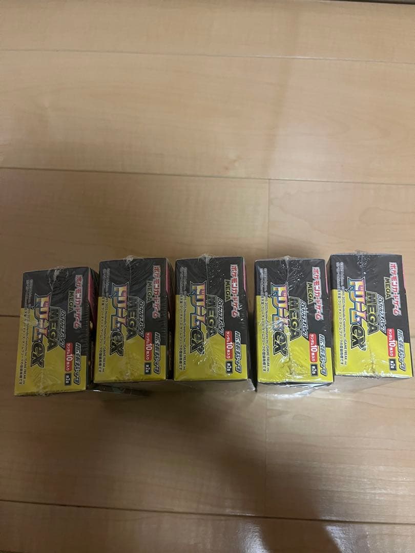 ポケモン MEGAドリームEX 5BOX シュリンク付き　新品未開封