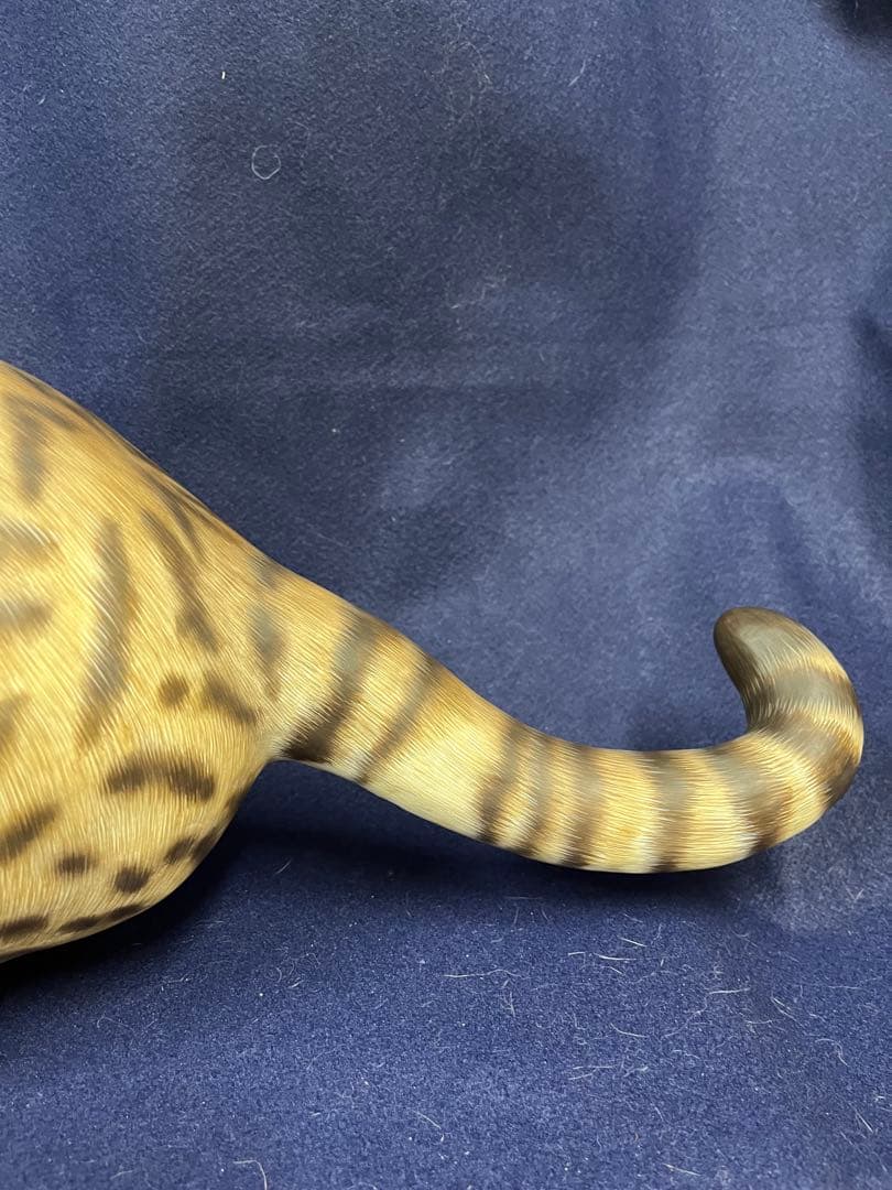 リアル猫のアート作品　　宮地乃梨子作