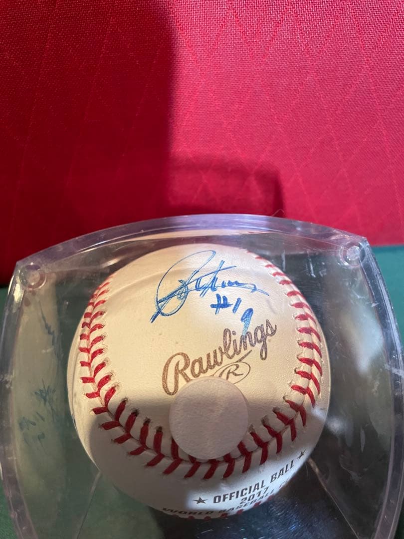 2017WBC 公式ボール オランダ代表サイン入り バレンティン他