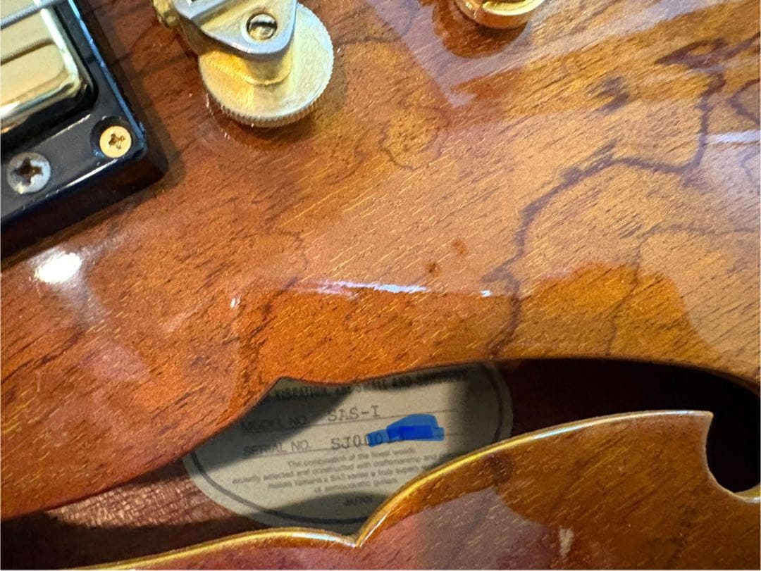 YAMAHA／SAS-1セミホロウ　ビンテージエレキギター