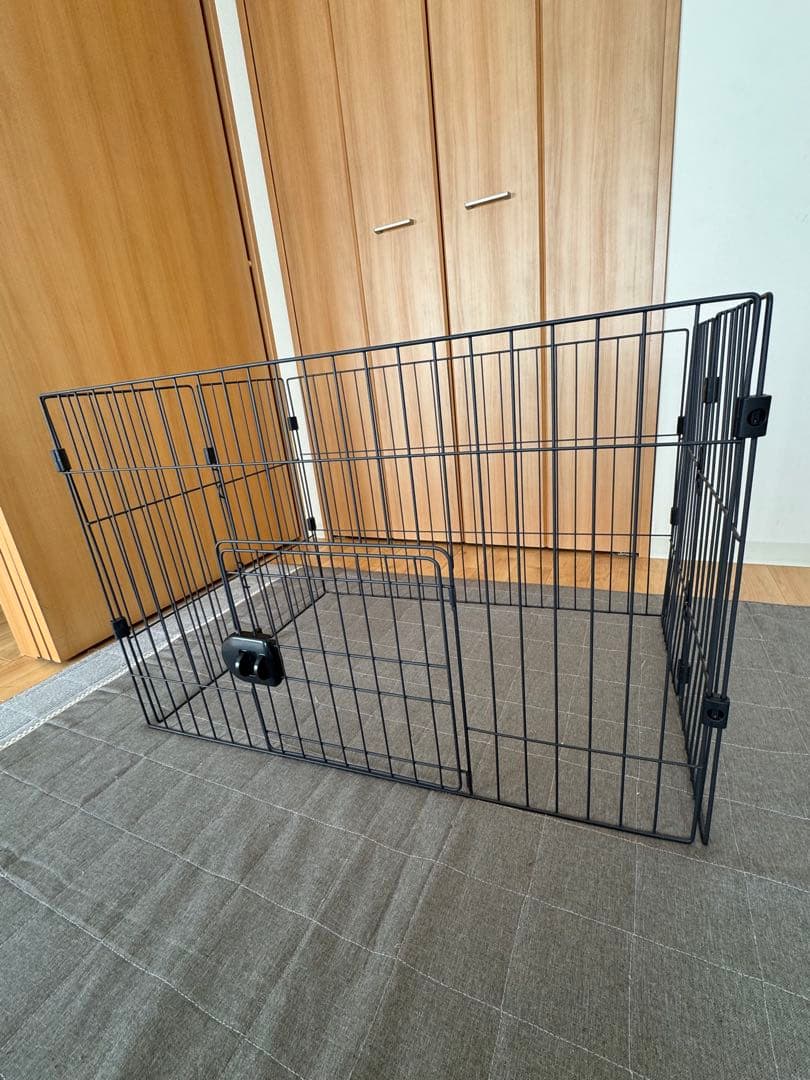 キャットケージ 3段 キャスター付・EC-903V アッシュグレー