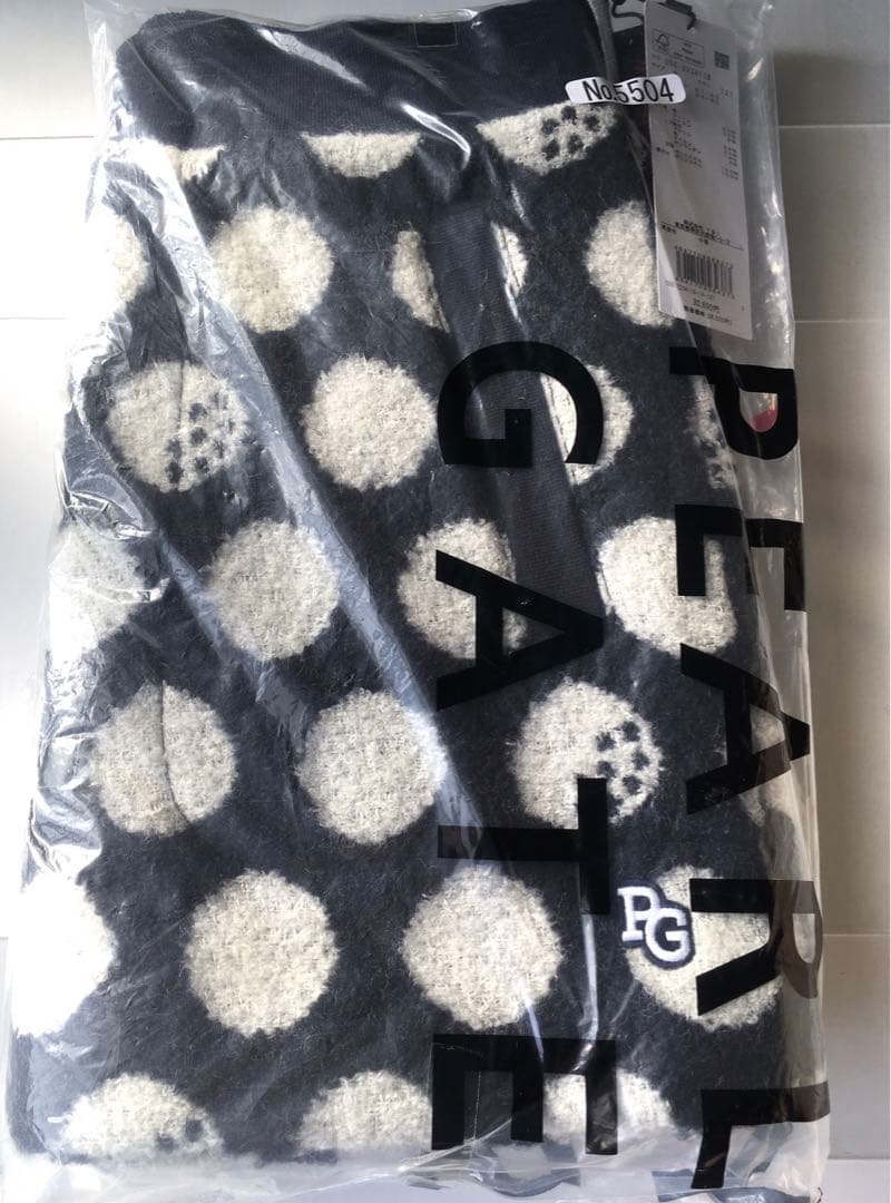 【PEARLY GATES】秋冬 ドット柄 THERMOLITE スカート0番S