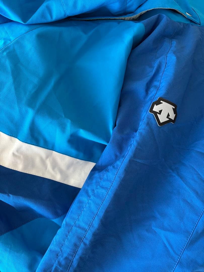 DESCENTE スキーウェア 子ども用 青 グレー