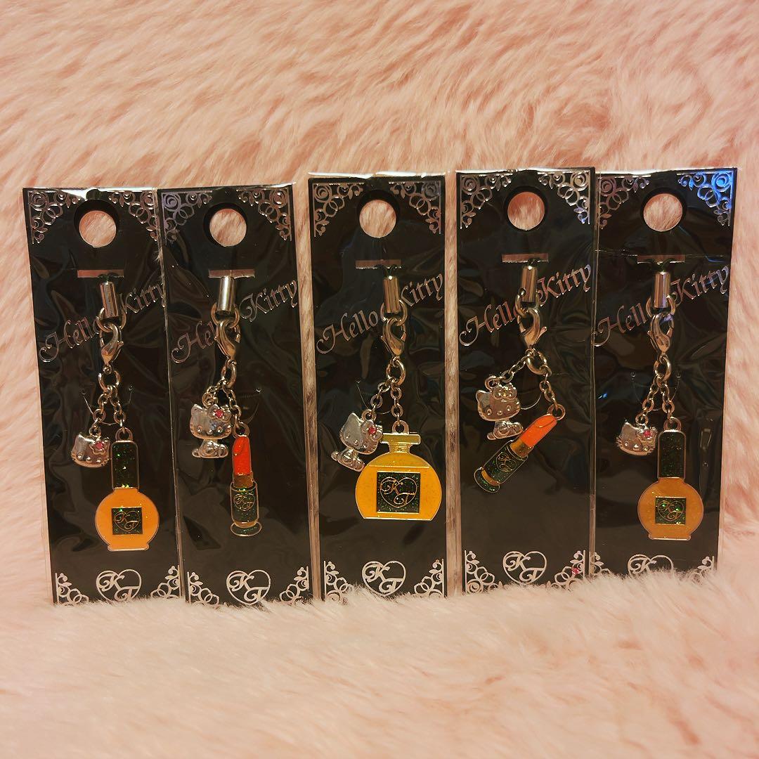 希少レア　ハローキティ　ストラップ　コスメ　2005 サンリオ　平成レトロ