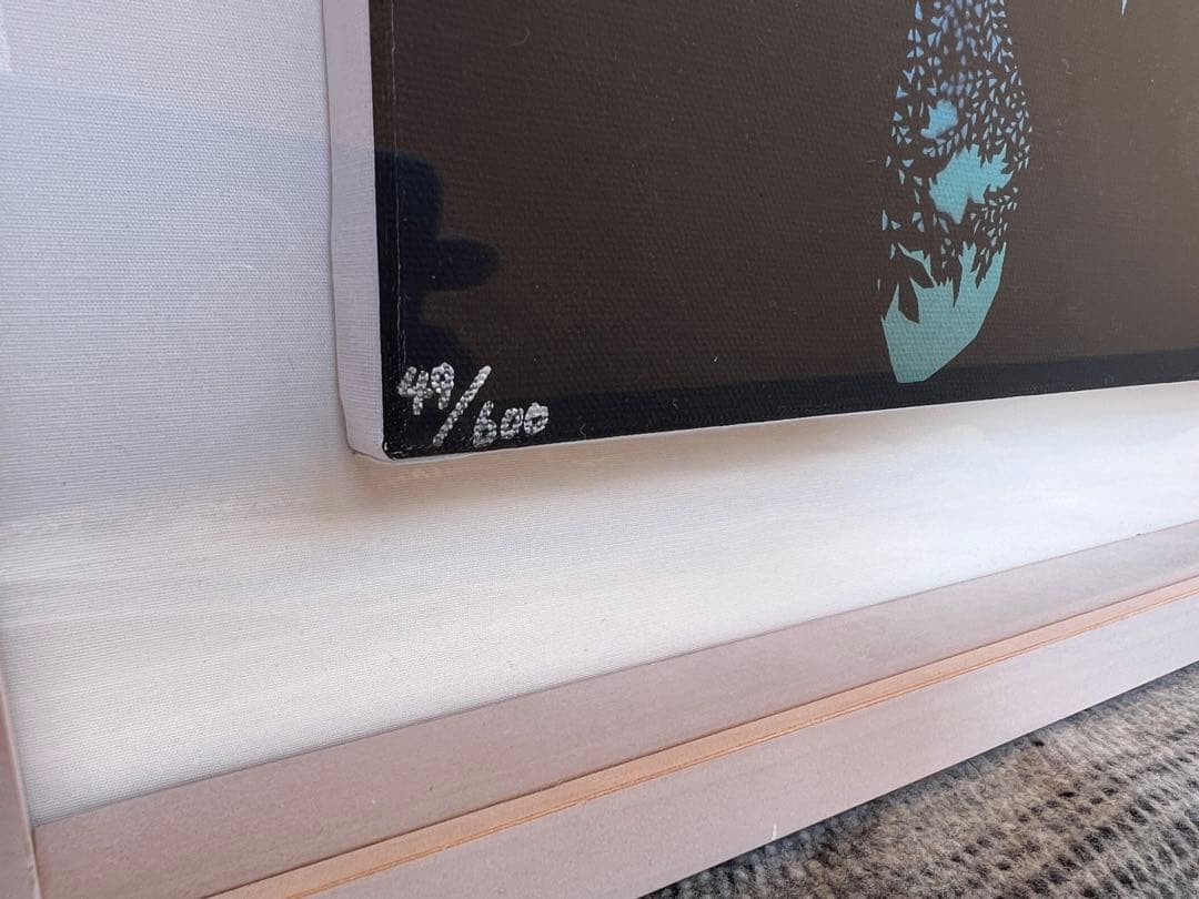 藤城清治　眠りの森のお姫さま版画 作家サイン入り