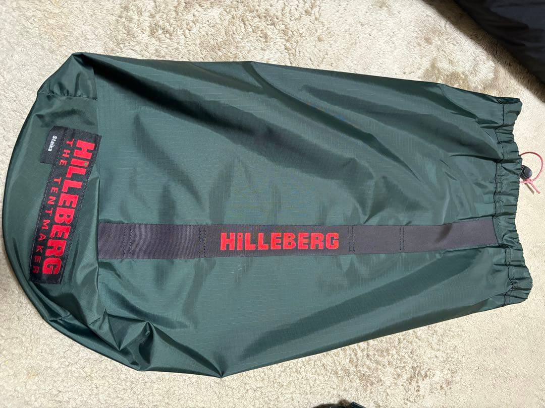 【美品】HILLEBERG スタイカ(濃いグリーン) 純正フットプリント付き