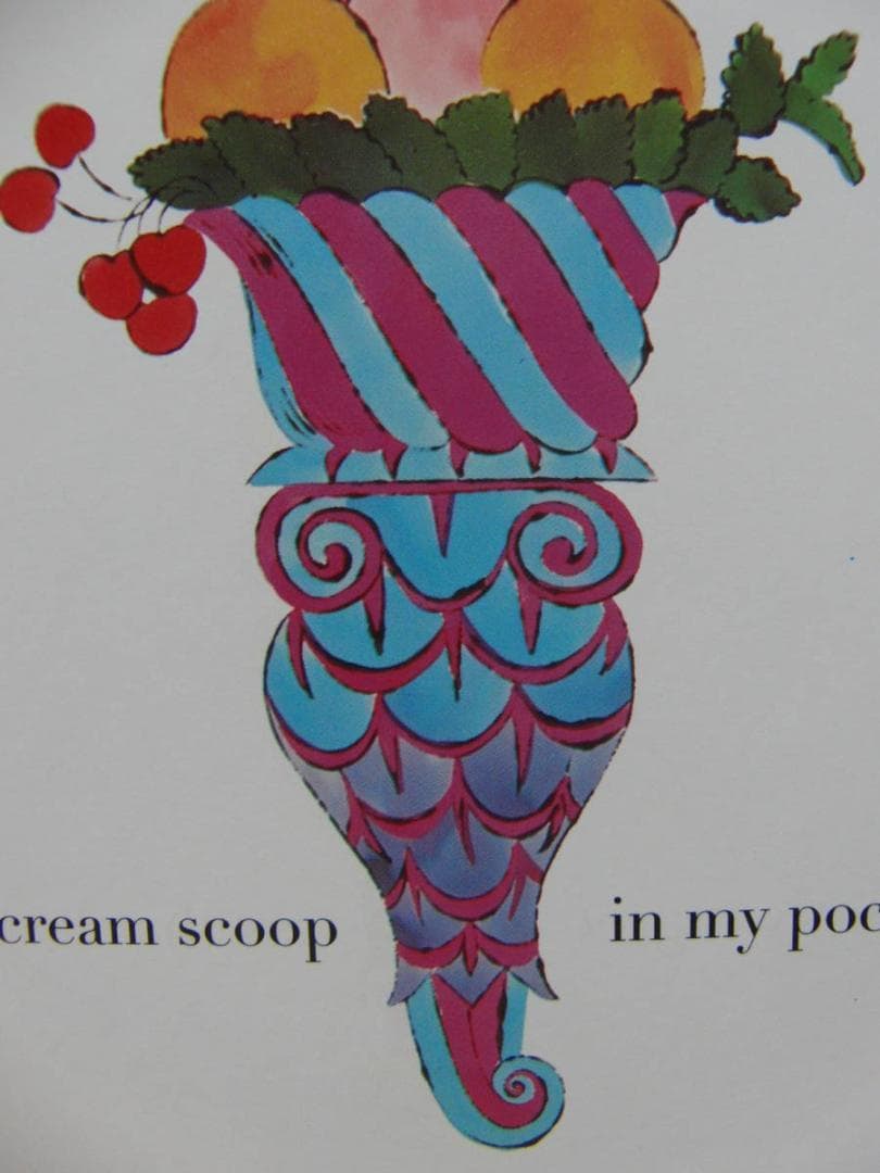 アンディ・ウォーホル、アイスクリーム デザートH、海外版・希少画集・額装画