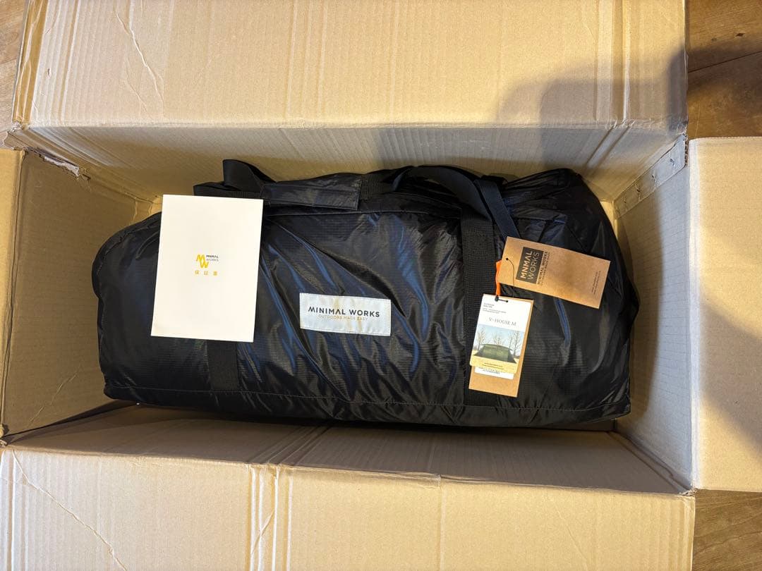 ミニマルワークス V HOUSE M シェルター ブラック