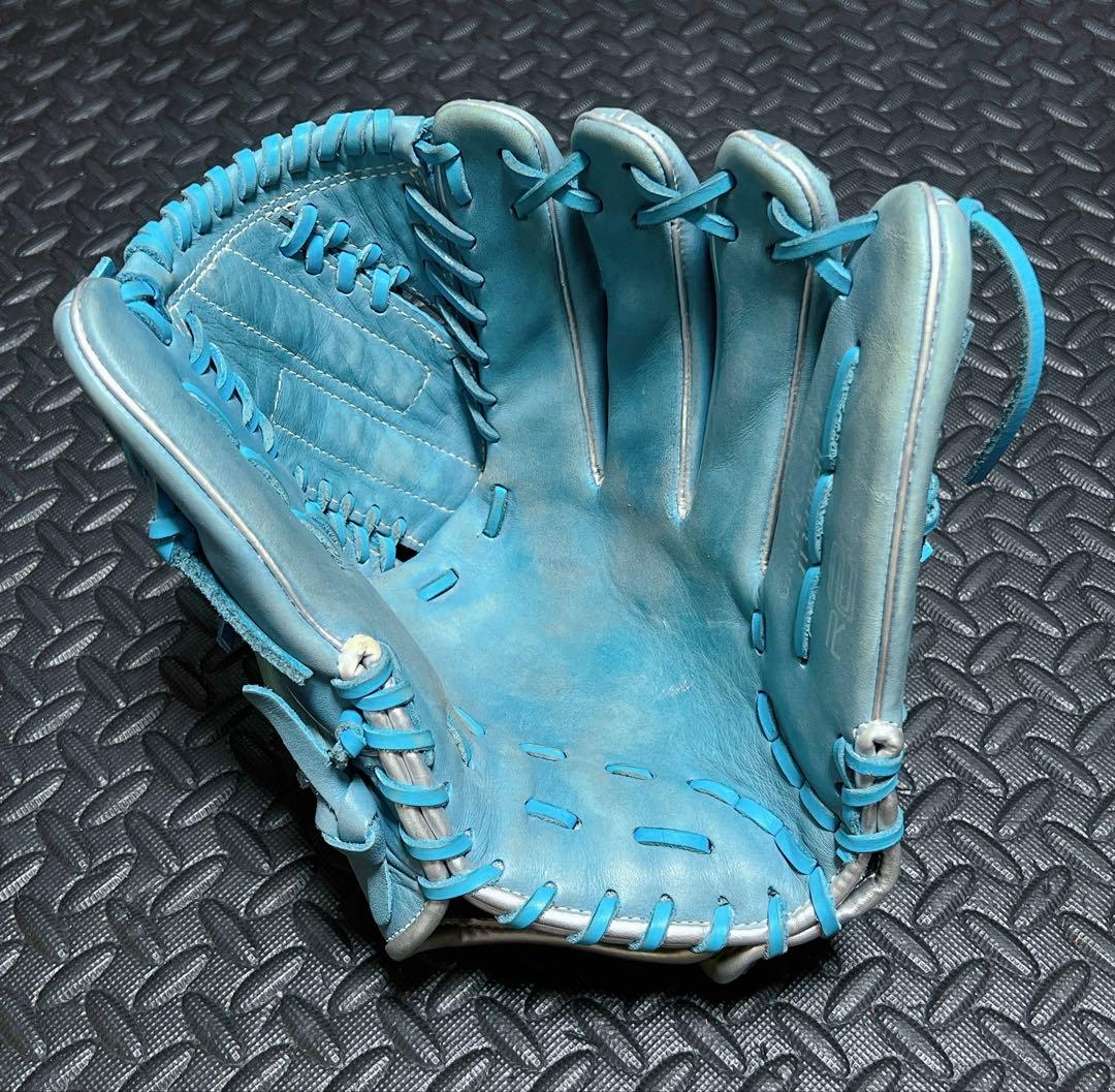 ローリングス ハイパーテック 軟式 投手用 グローブ ブルー