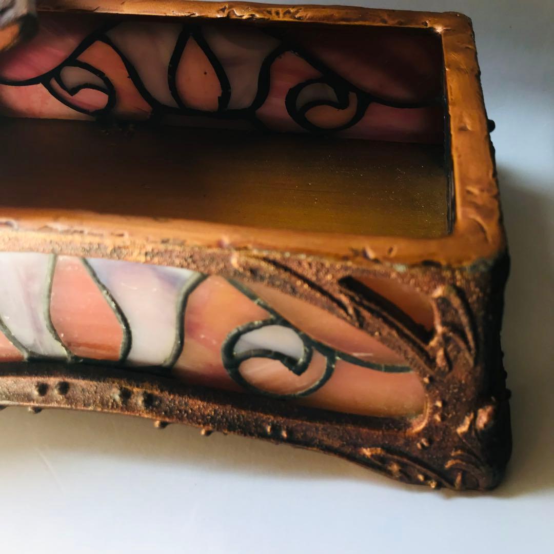 【世界限定数】ディズニーティンカーベルステンドグラスジュエリーボックス