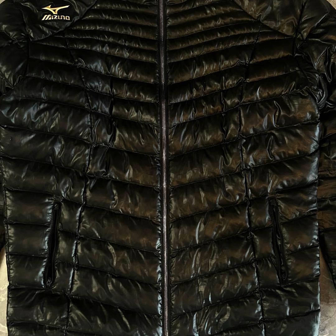 希少サイズ　XO Mizuno 野球　ミズノプロ　中綿ジャケット 黒 ジャケット