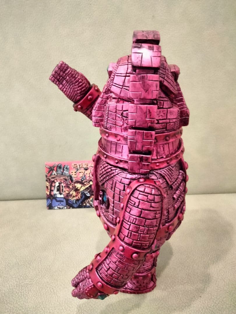 ソフビ　monstock Gモアイロボ　④　izumonster　安楽安作