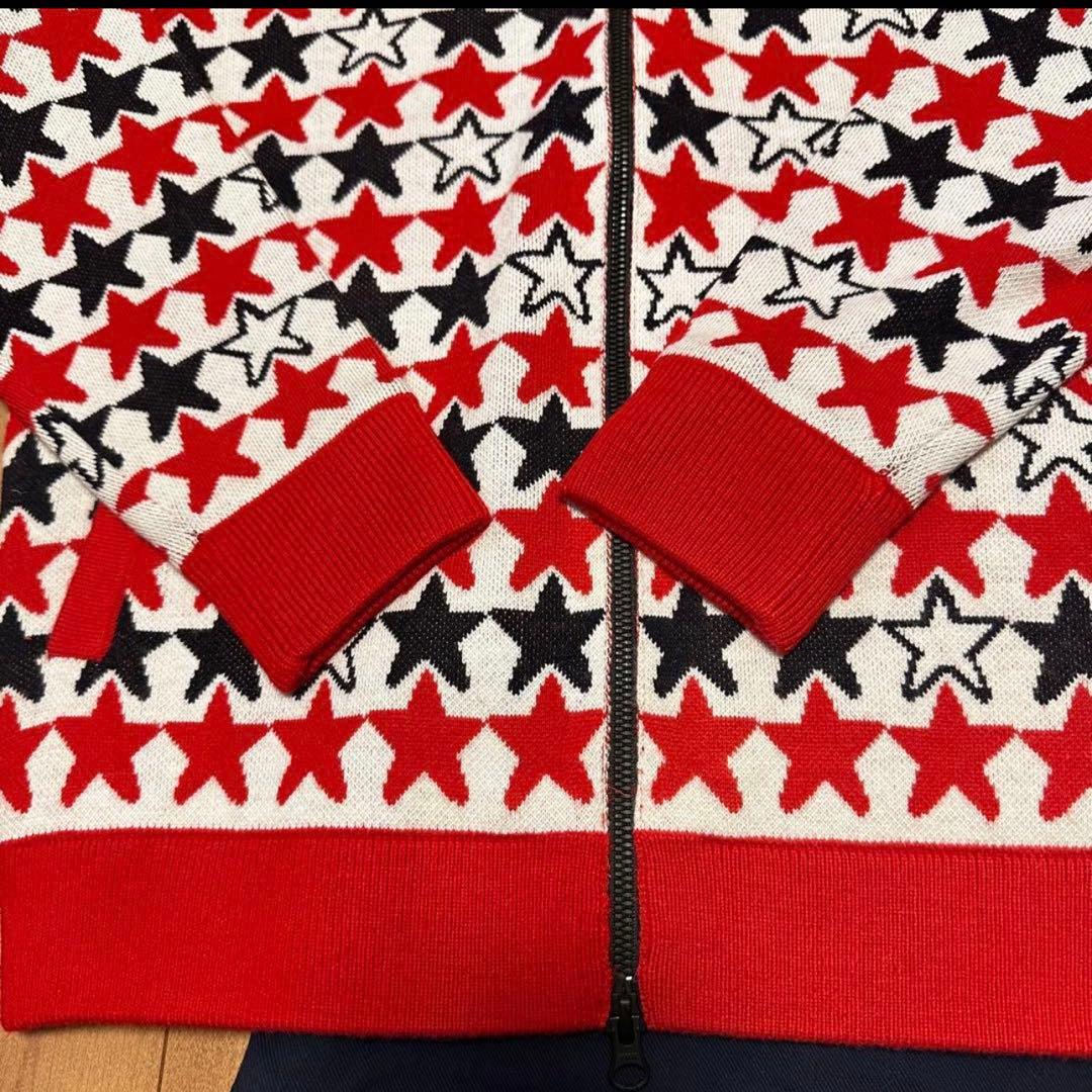 裏地付き　保温防風　ニット　アウター　スカート　セットアップ　秋冬　真冬ゴルフ