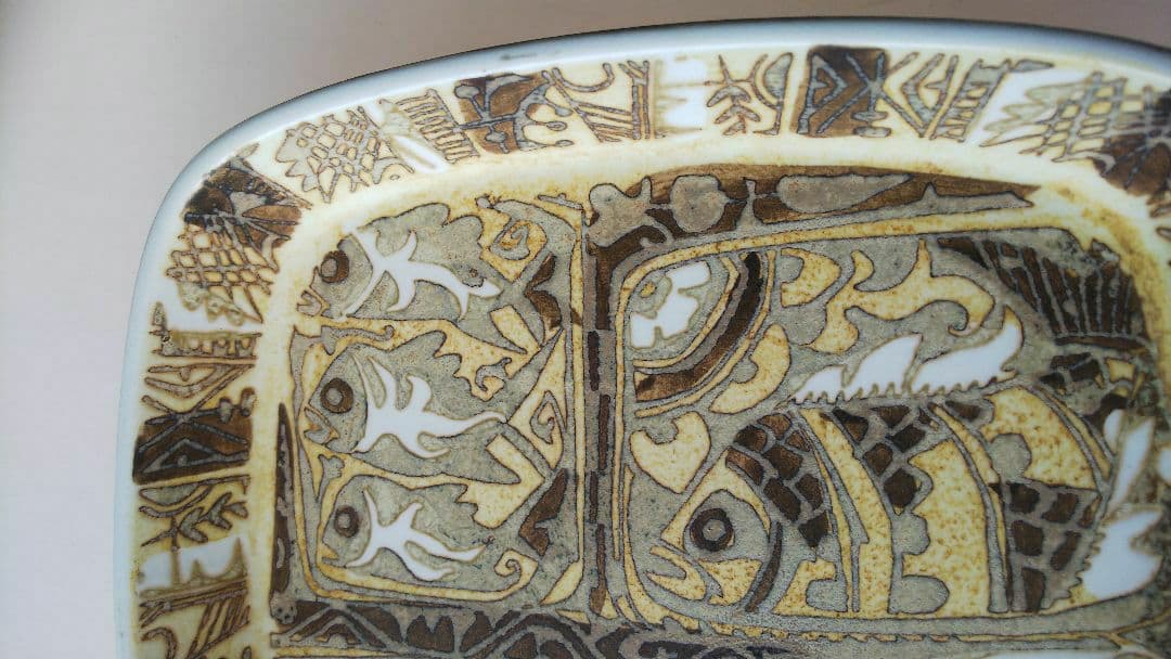 ヴィンテージ★ロイヤルコペンハーゲン★スクエアプレート★バッカ