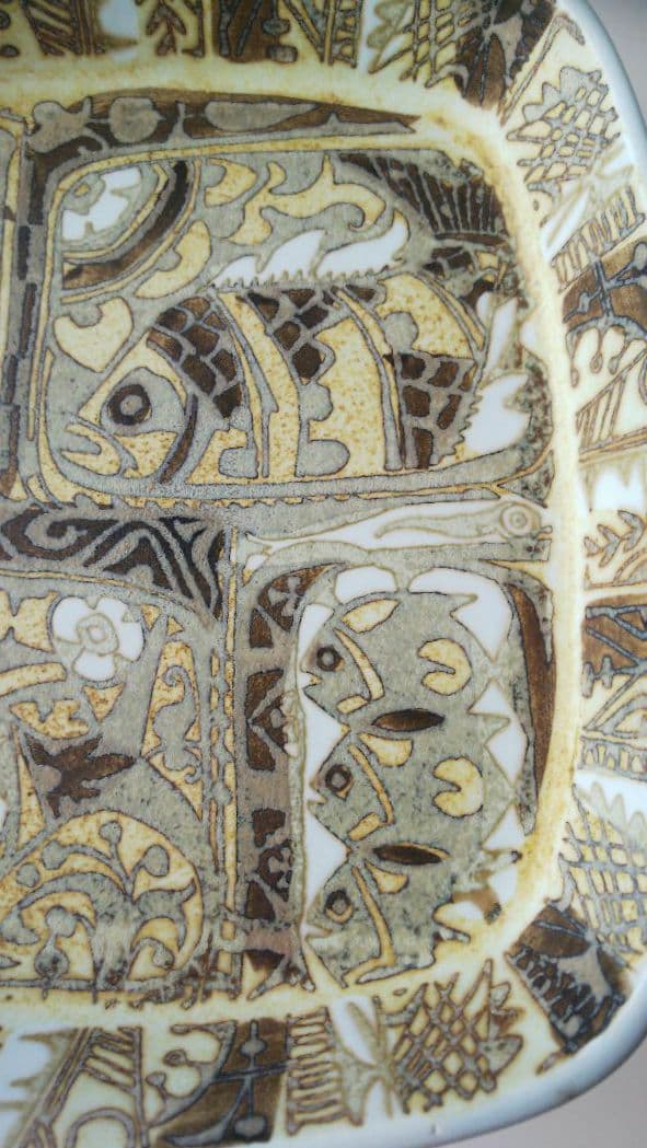 ヴィンテージ★ロイヤルコペンハーゲン★スクエアプレート★バッカ