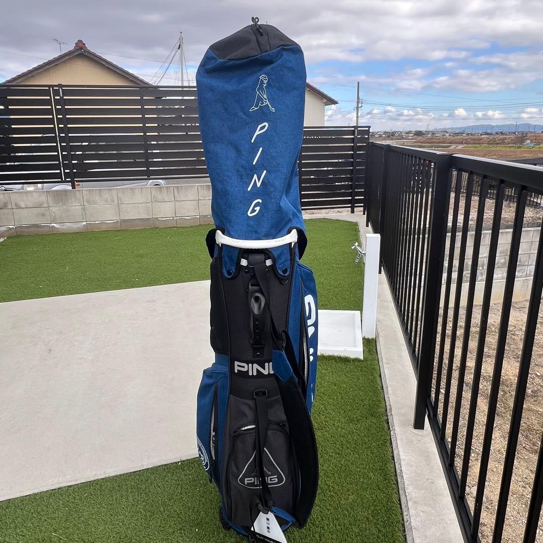 PING ゴルフバッグ 青 ※新品に近い