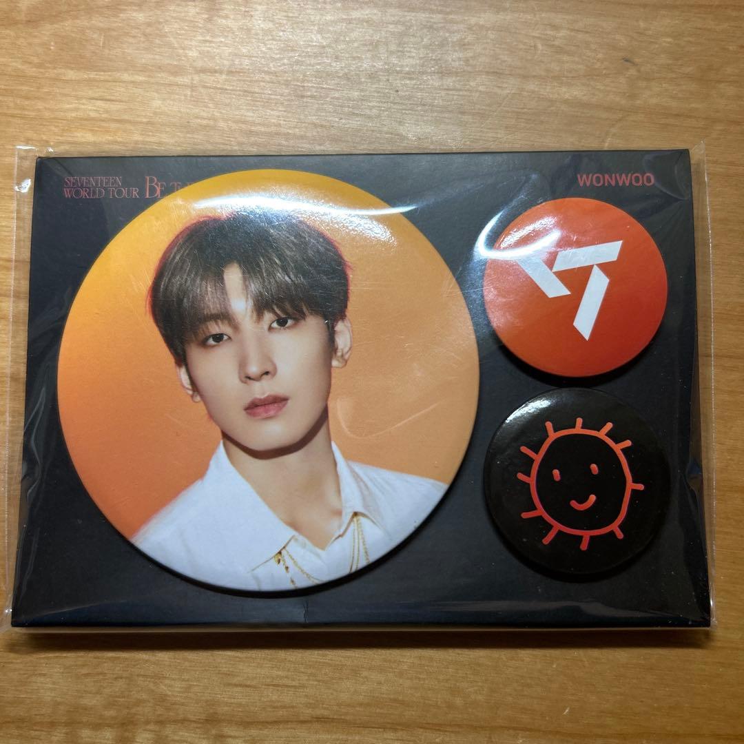 SEVENTEEN ウォヌ BE THE SUN 缶バッジ セブチ トレカ