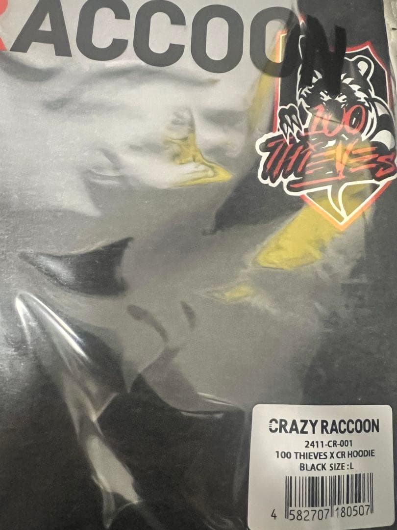 CRAZY RACCOON × 100Tコラボフーディ ALGS会場限定 L