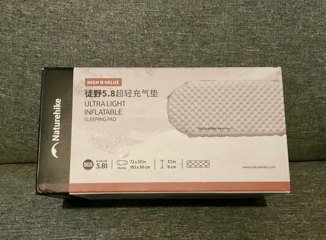 【使用1回のみ】Naturehike ネイチャーハイク マット R値5.8