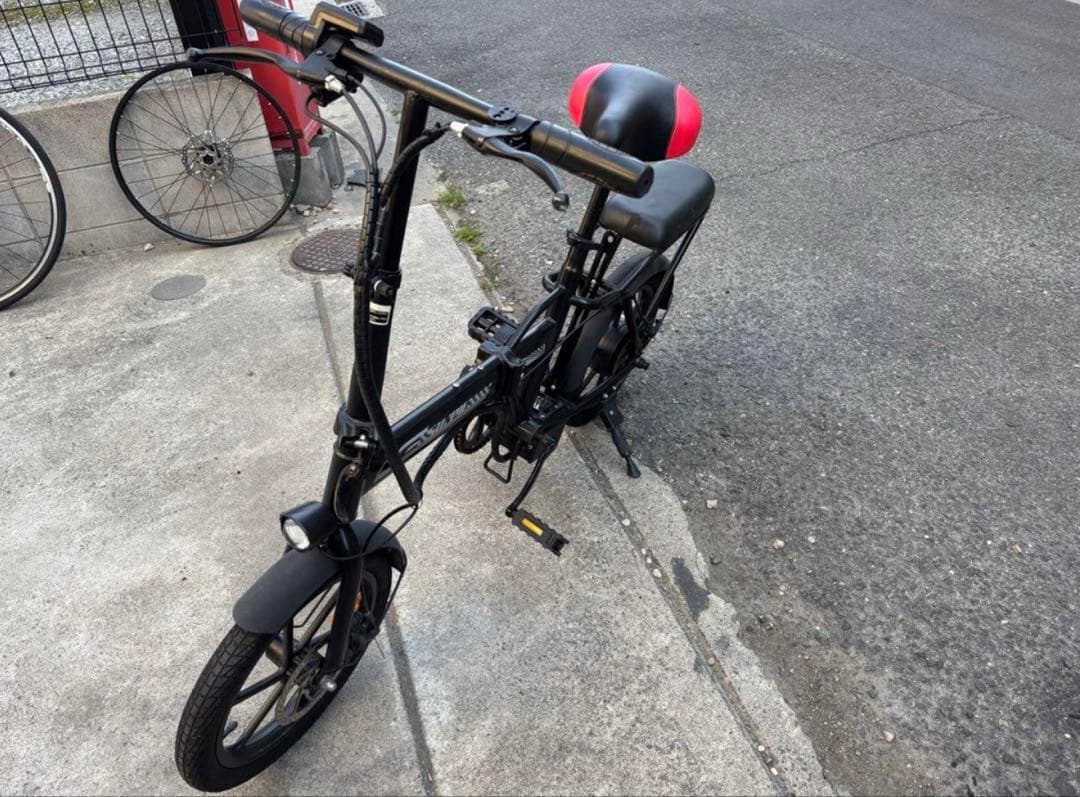 ［ジャンク品］SUNPIE 電動自転車自転車 スポーツタイプ ブラック