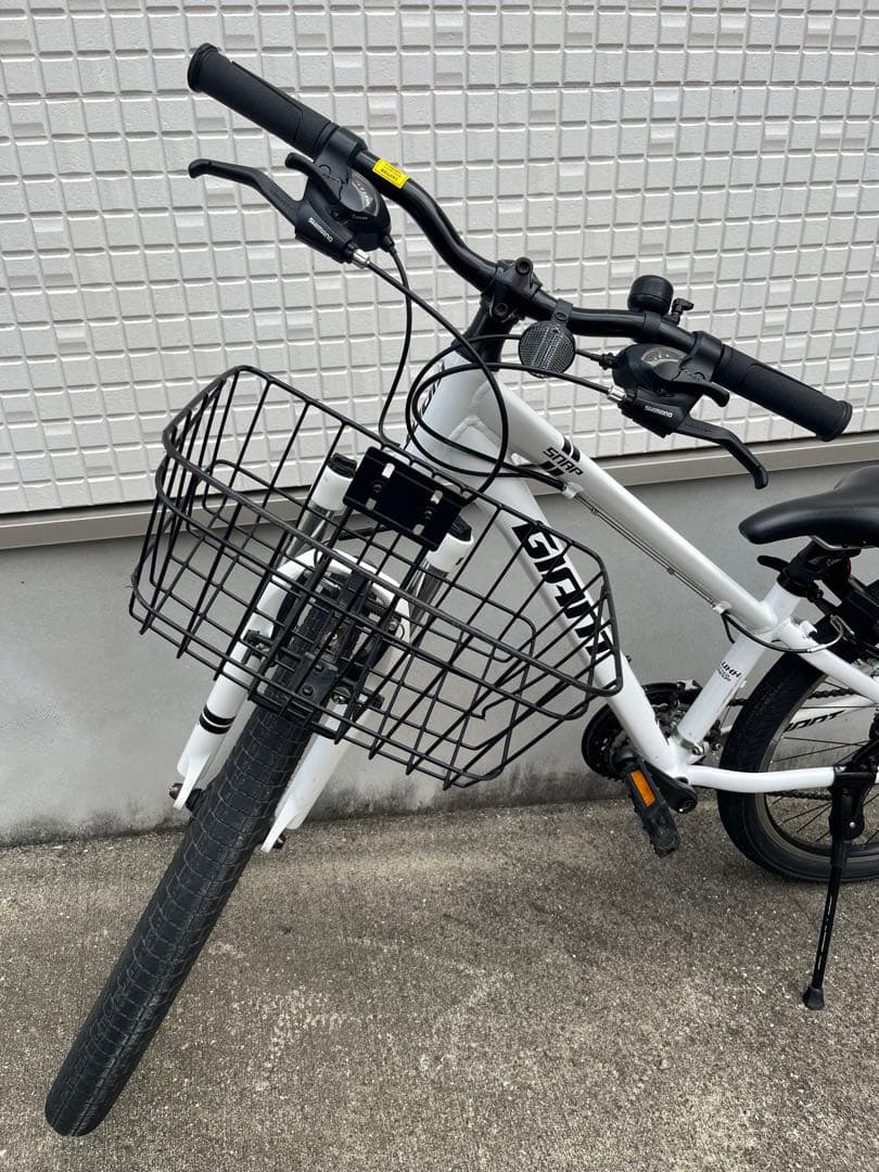 GIANT MTB SNAP XXS ホワイト 26インチ バスケット付き