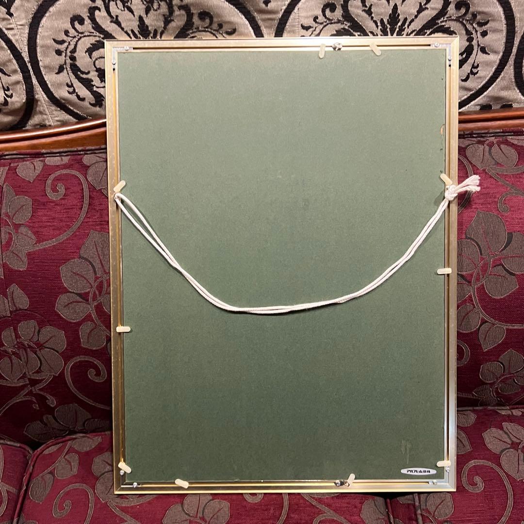 杉山有　リトグラフ　菊　4/50 Sugiyamayu