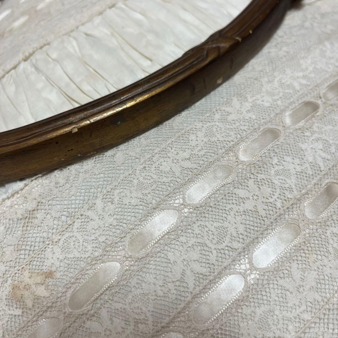 フランスアンティークリボン額