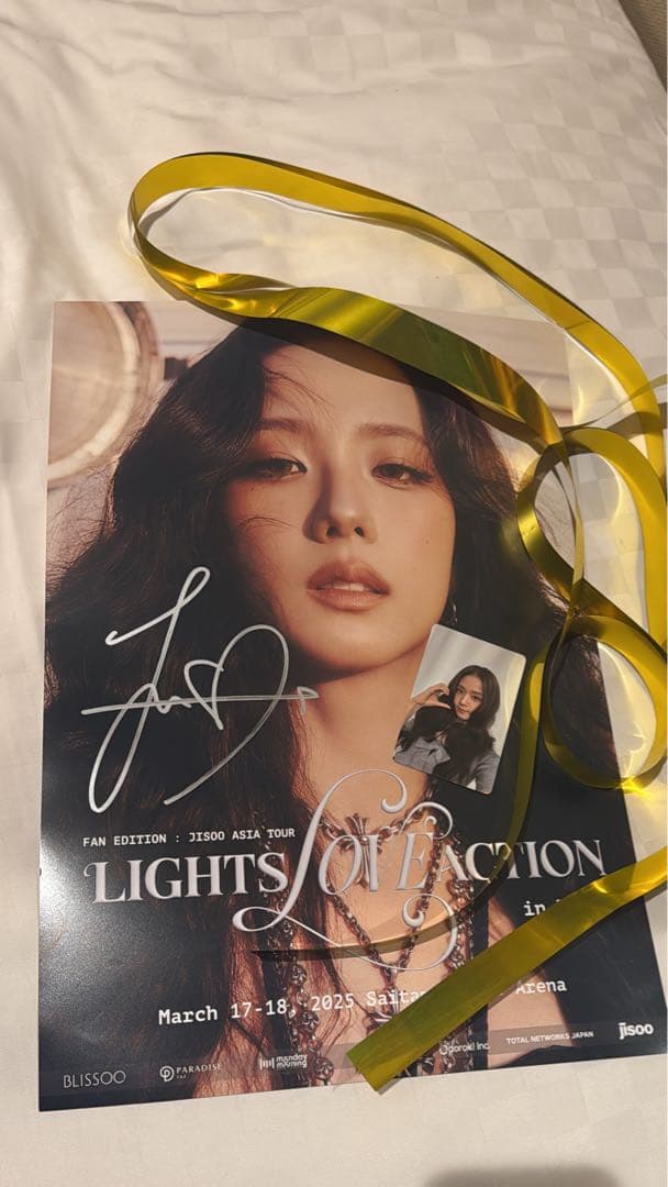 BLACKPINK ジス jisoo 直筆サイン入りポスター