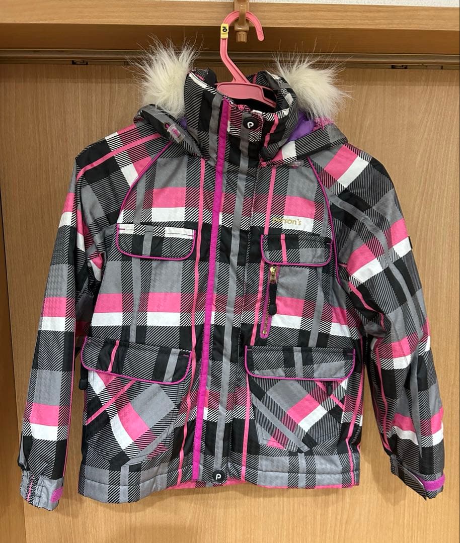 【女の子用】スキーウェア（150／130cm）＆スノーブーツ（23／21cm）