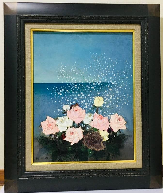 バラ　油絵　F6(410×318mm)