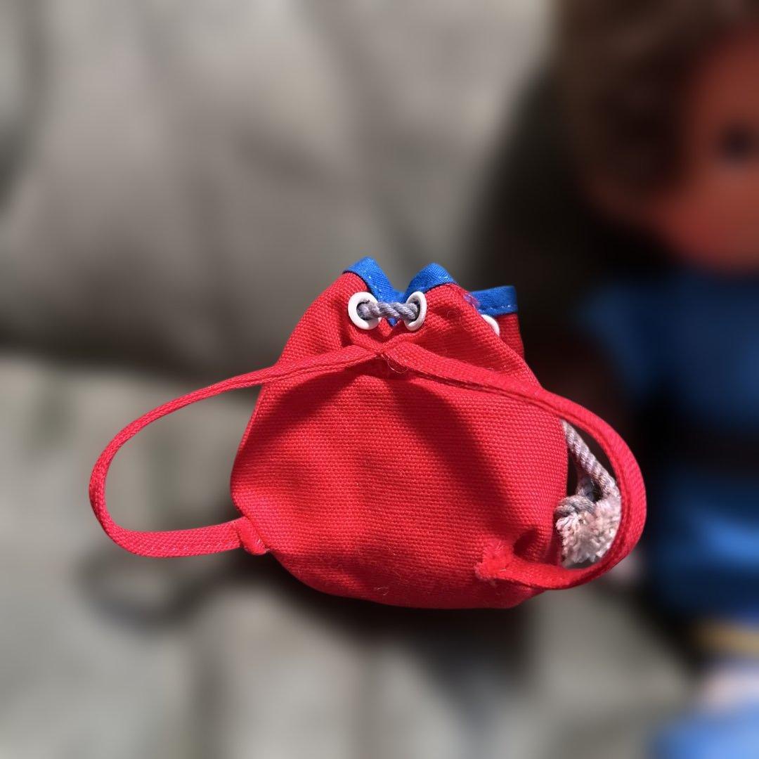 モンチッチ　ぬいぐるみ　赤リュック