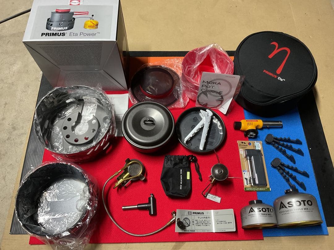 希少品PRIMUS Eta Power EF新品+新品ツンドラ3ミニブラック他