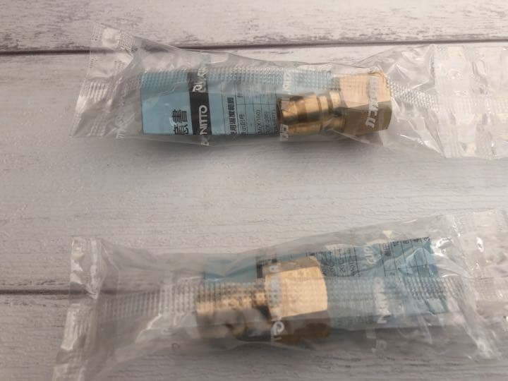 ☆新品未使用☆日東工器 真鍮製カプラ オネジ取付用 3TSF 3TPF 16個